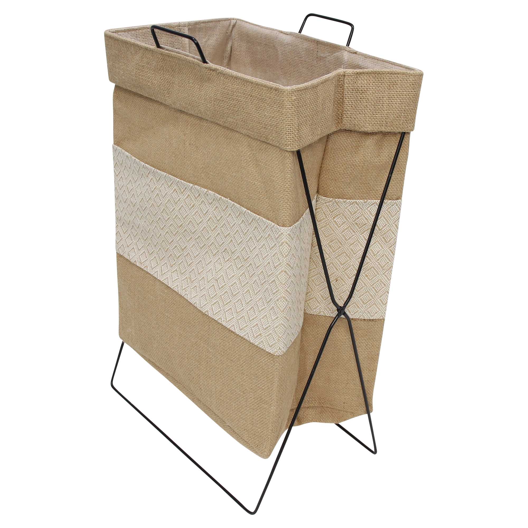 Acheter Panier à linge pliable "losange"  dans la boutique en ligne de Frank Flechtwaren pour Shop by Room
