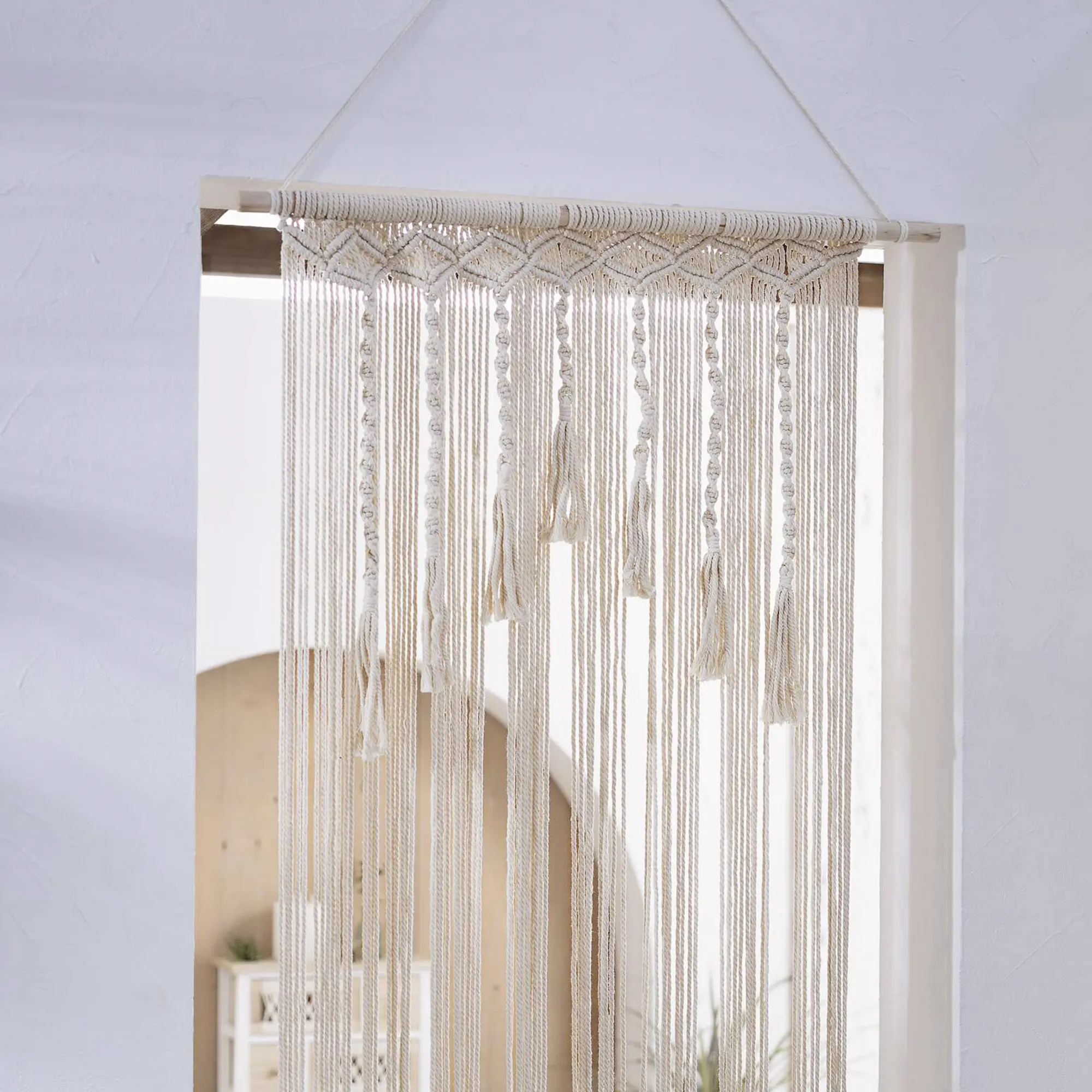 Acheter Rideau de porte "macramé"  dans la boutique en ligne de Frank Flechtwaren