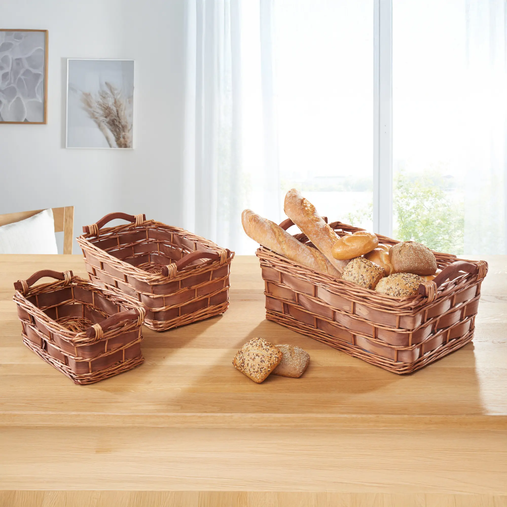 Acheter Panier de rangement "copeaux de bois", GM  dans la boutique en ligne de Frank Flechtwaren