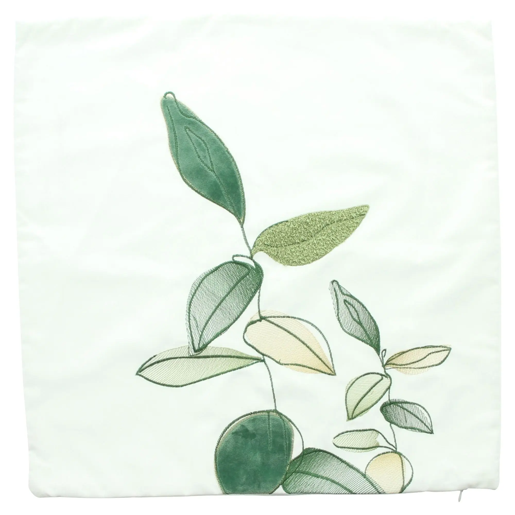 Acheter Housse de coussin "feuilles"  dans la boutique en ligne de Frank Flechtwaren pour Remplissages