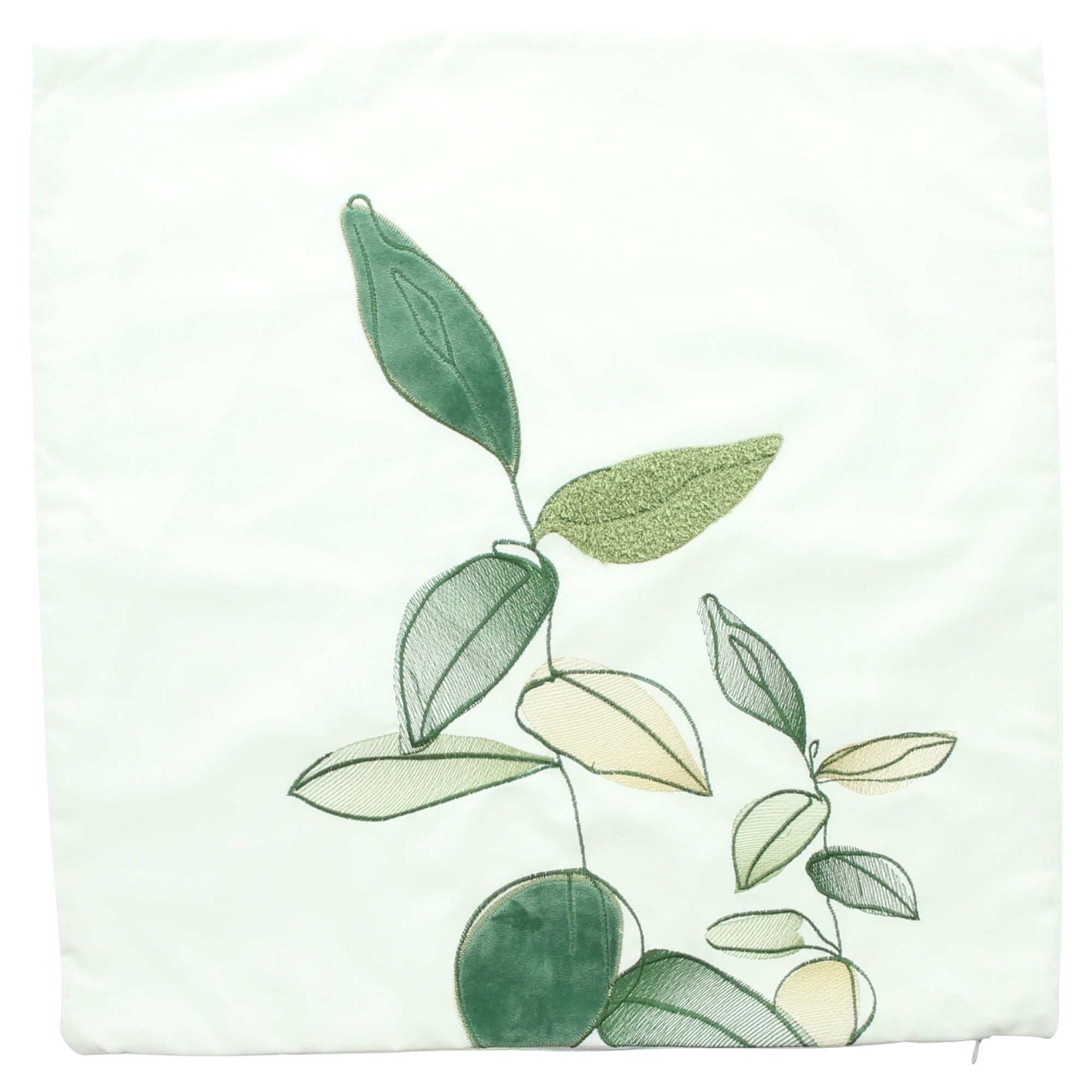 Acheter Housse de coussin "feuilles"  dans la boutique en ligne de Frank Flechtwaren pour Remplissages