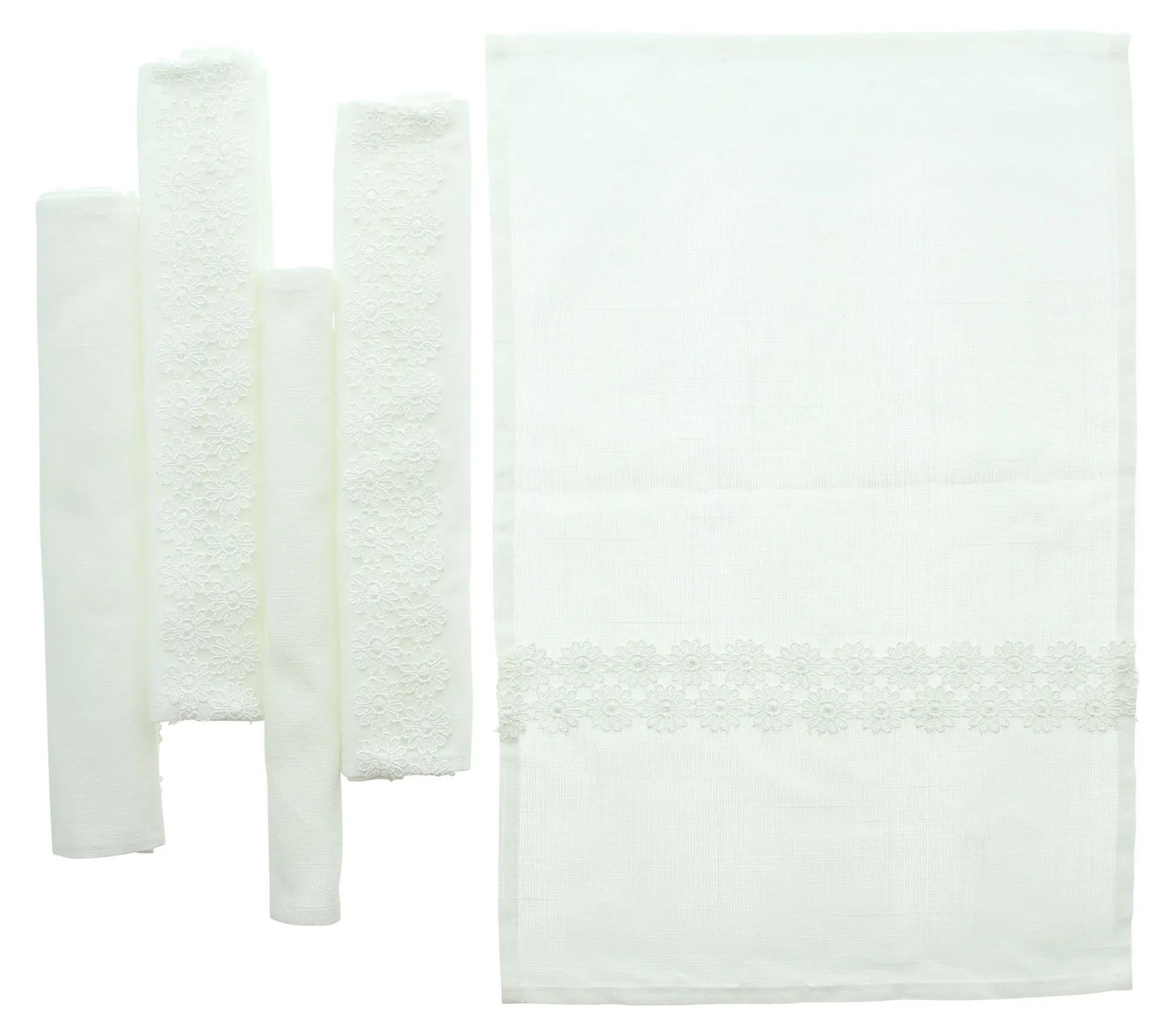 Acheter Lot de 2 sets de table "fleurs de dentelle"  dans la boutique en ligne de Frank Flechtwaren pour Pâques