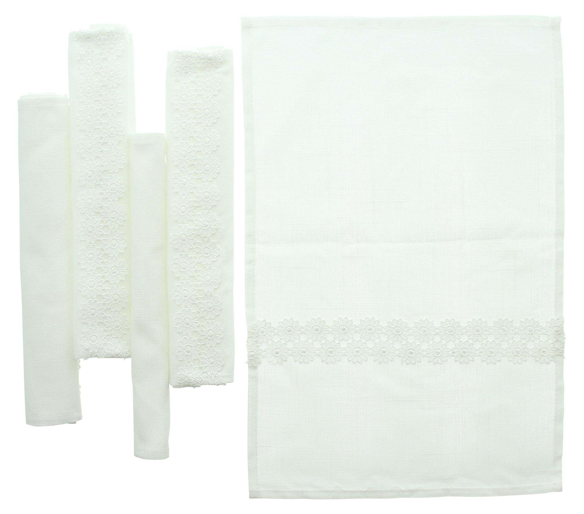 Acheter Lot de 2 sets de table "fleurs de dentelle"  dans la boutique en ligne de Frank Flechtwaren pour Pâques