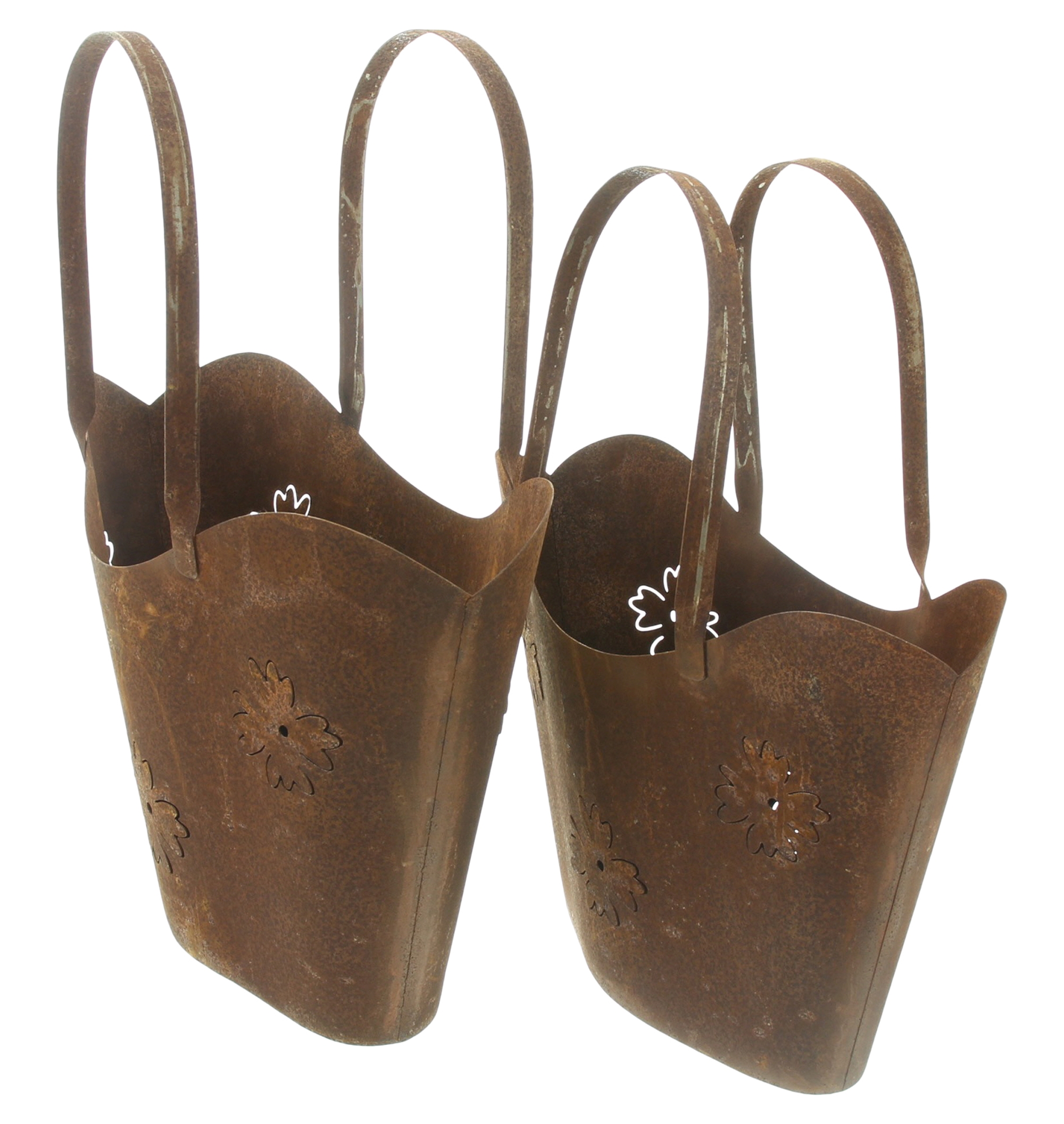 Acheter Lot de 2 jardinières " Sac shopping"  dans la boutique en ligne de Frank Flechtwaren pour Nouvel arrivage