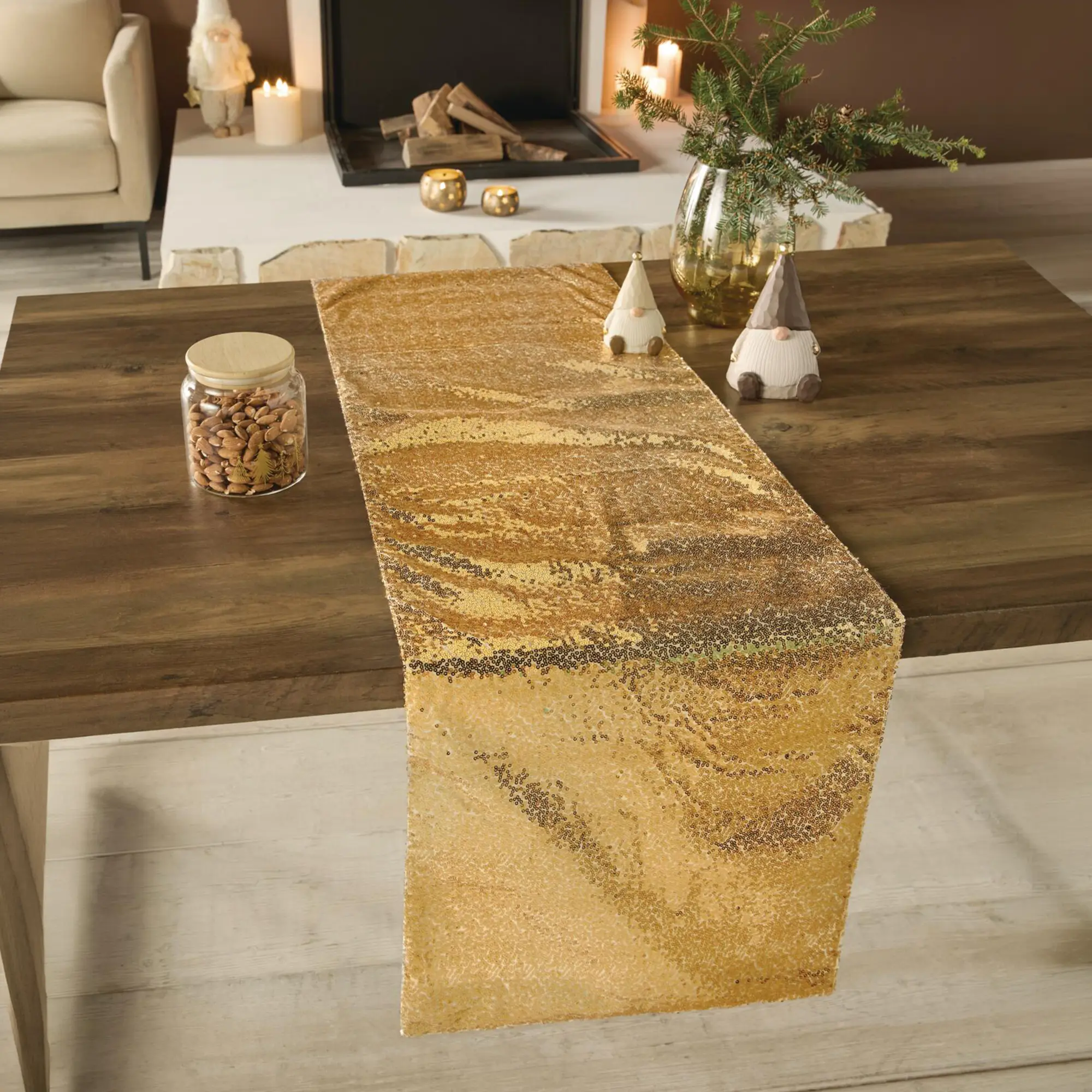 Acheter Chemin de table « Rush of Gold » dans la boutique en ligne de Frank Flechtwaren