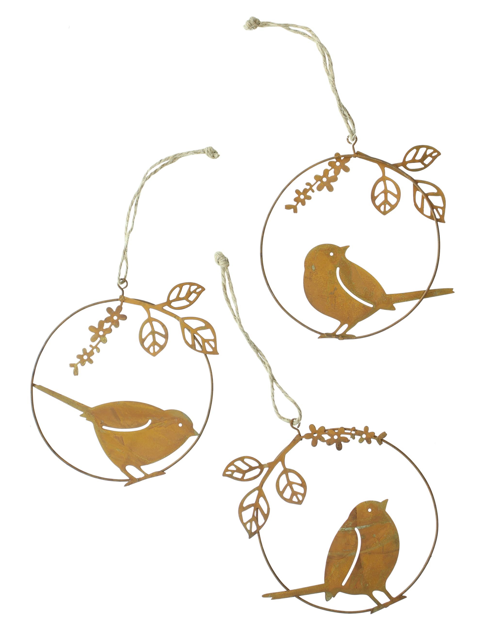 Acheter Lot de 3 suspensions "petits oiseaux"  dans la boutique en ligne de Frank Flechtwaren pour Pâques