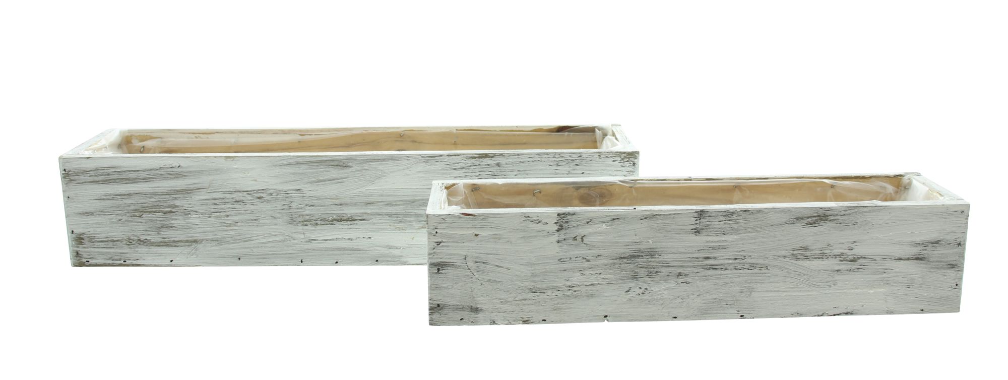 Acheter Lot de 2 jardinières "blanc délavé" dans la boutique en ligne de Frank Flechtwaren pour Pâques Acheter Lot de 2 jardinières "blanc délavé" dans la boutique en ligne de Frank Flechtwaren pour Pâques