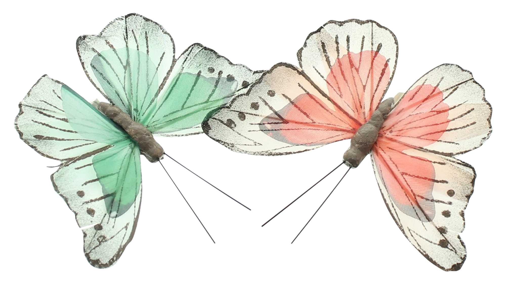 Acheter Lot de 6 clips "papillons"  dans la boutique en ligne de Frank Flechtwaren pour Pâques