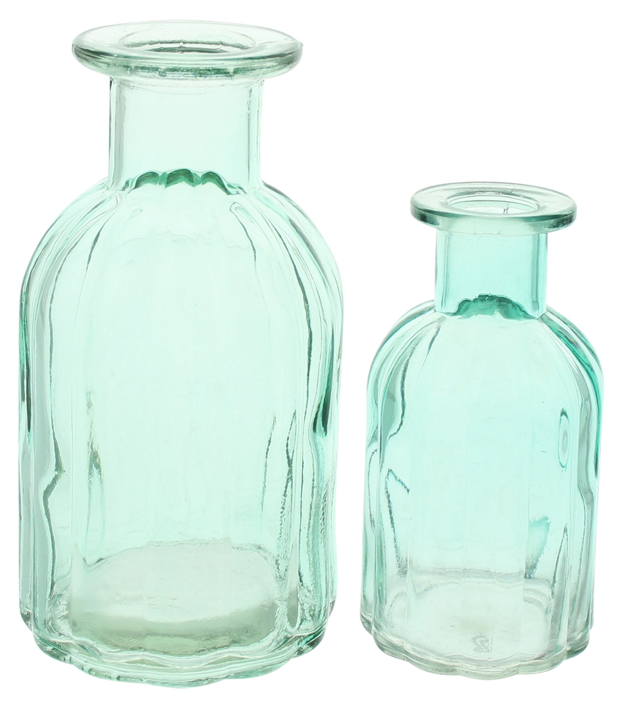 Acheter Lot de 4 vases décoratifs "vert d'eau"  dans la boutique en ligne de Frank Flechtwaren