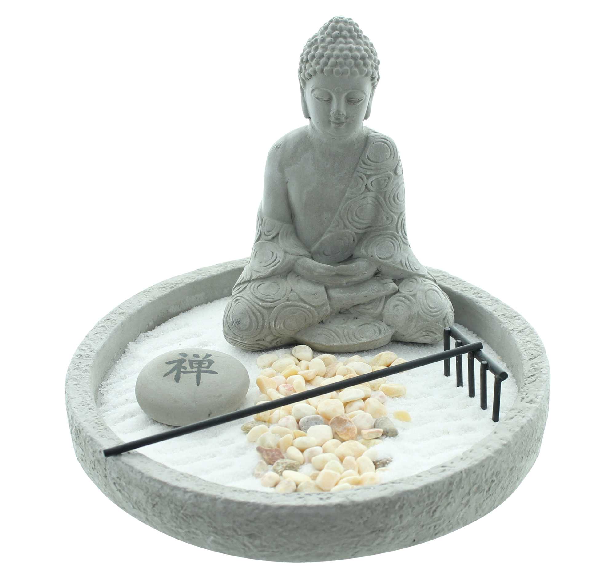 Acheter Bouddha "jardin zen"  dans la boutique en ligne de Frank Flechtwaren pour Figurines décoratives