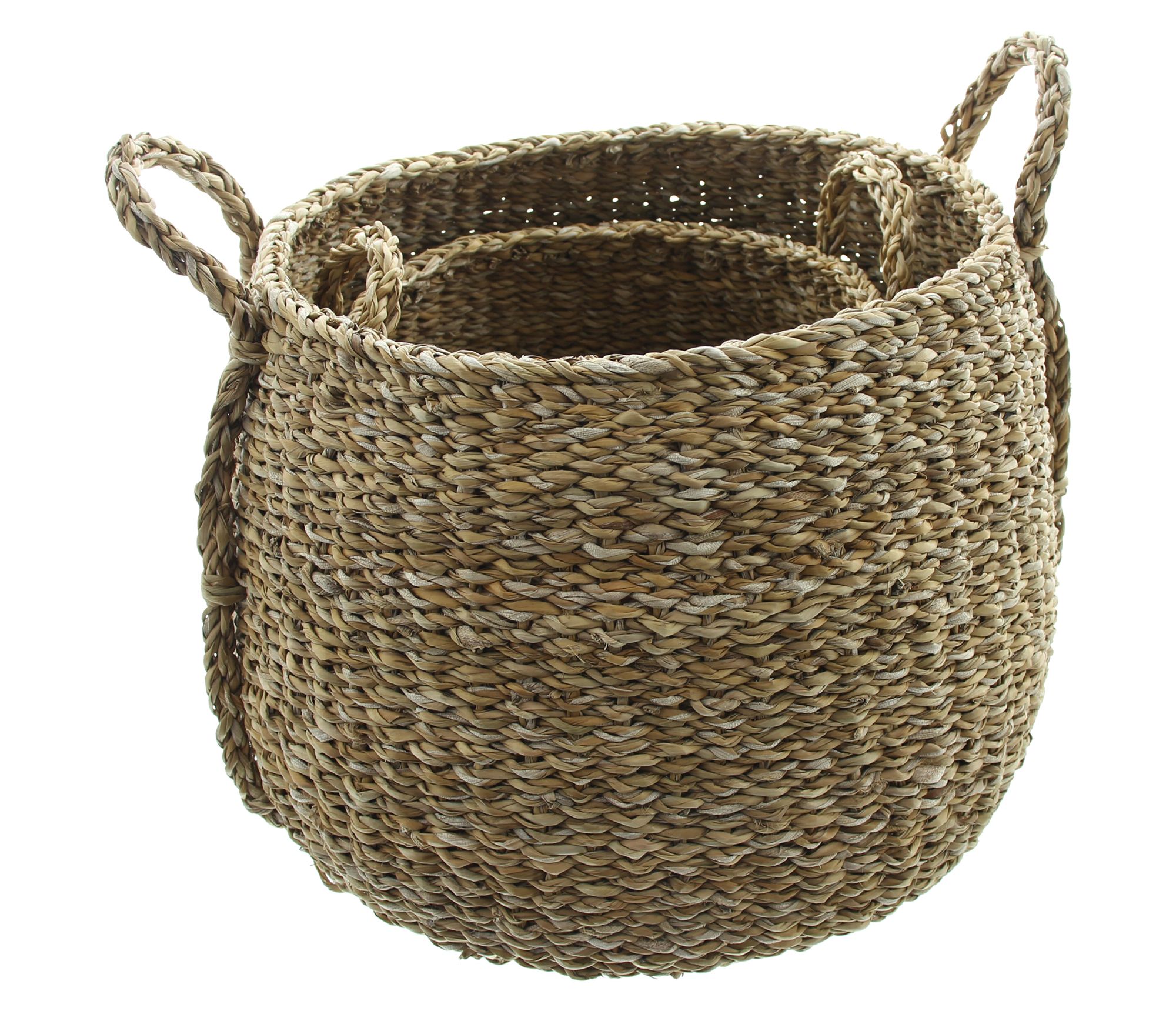 Acheter Lot de 2 corbeilles de rangement "zostère" dans la boutique en ligne de Frank Flechtwaren pour Paniers de remplissage & universels Acheter Lot de 2 corbeilles de rangement "zostère" dans la boutique en ligne de Frank Flechtwaren pour Paniers de remplissage & universels