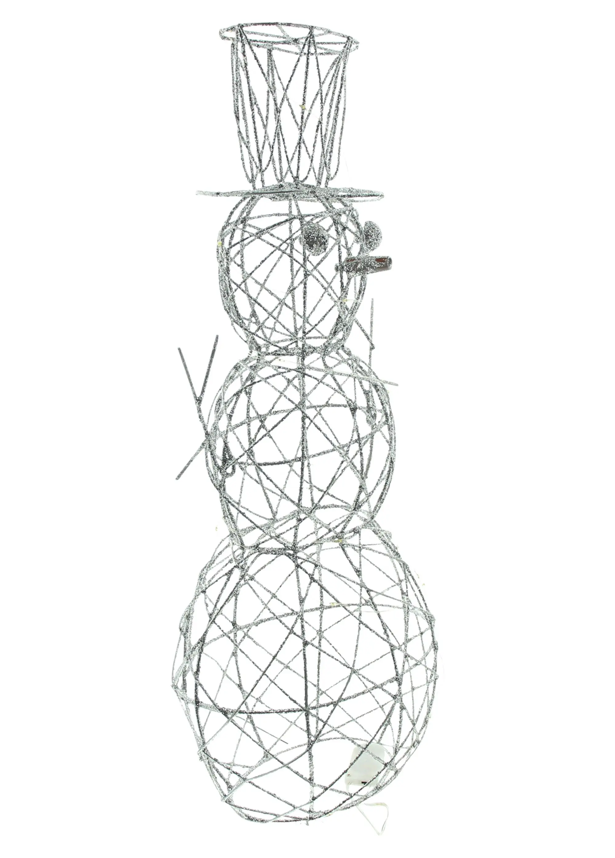 Acheter Bonhomme de neige LED "Silver"  dans la boutique en ligne de Frank Flechtwaren pour Figurines