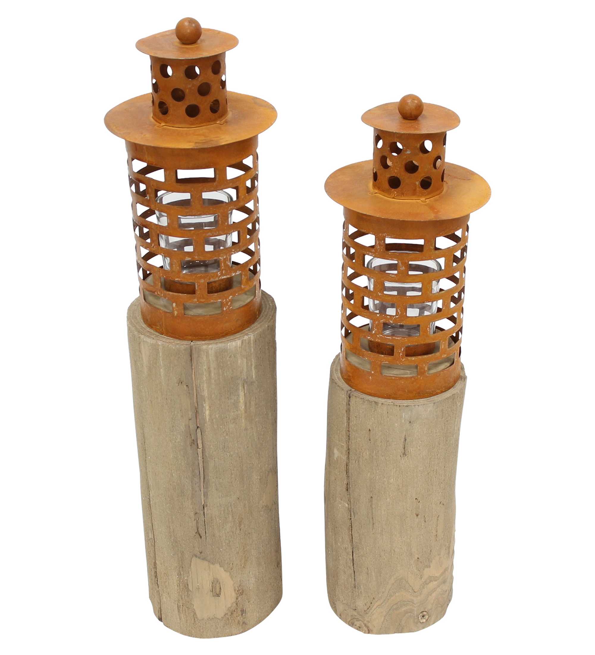 Acheter Lot de 2 lumignons "petite tour"  dans la boutique en ligne de Frank Flechtwaren pour Pâques