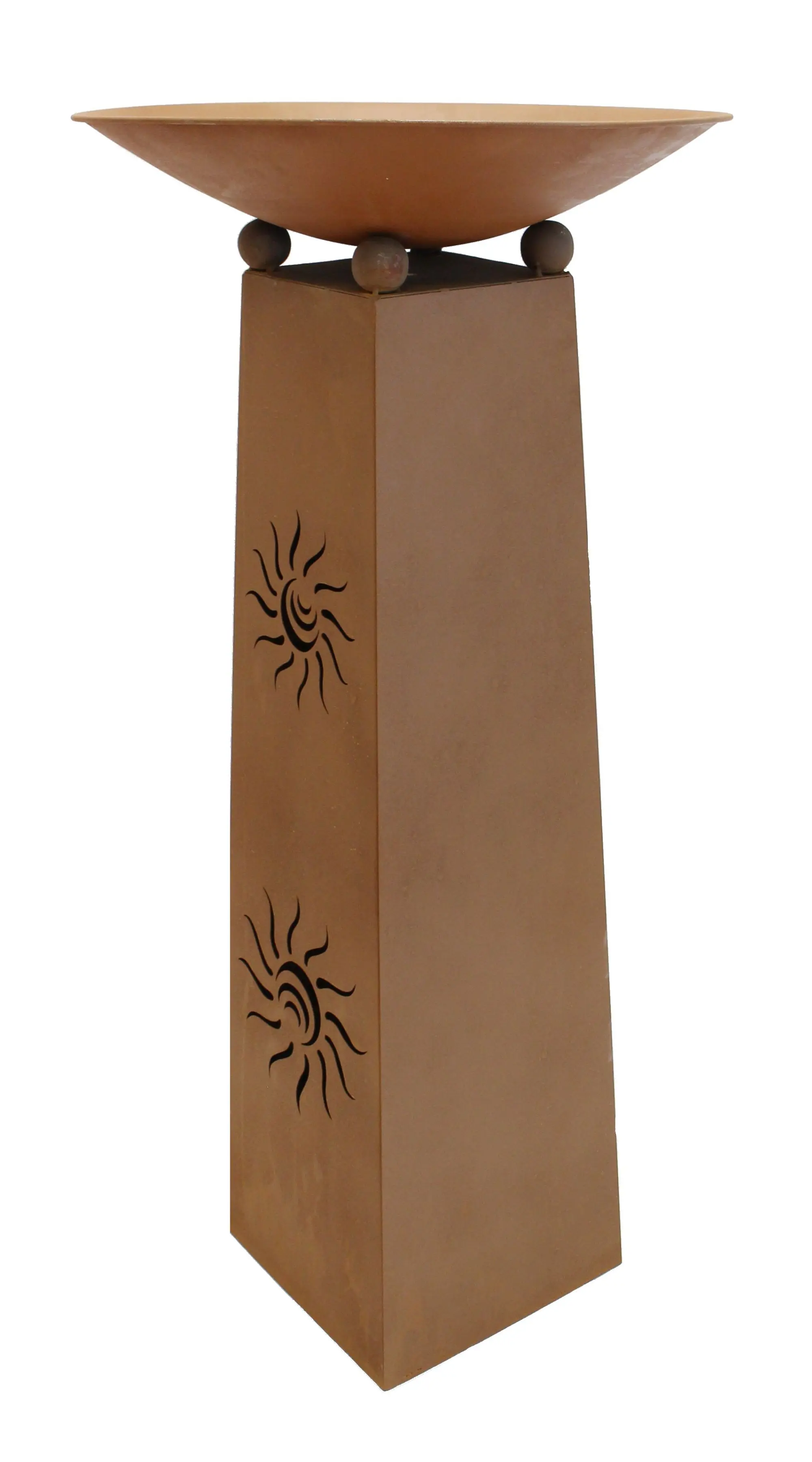 Acheter Colonne décorative "soleil", 2 pcs.  dans la boutique en ligne de Frank Flechtwaren pour Braséros