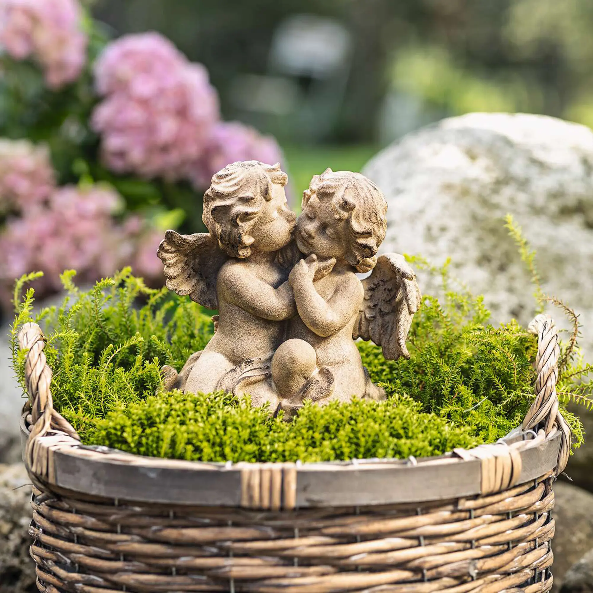 Acheter Couple d'anges "bisous"  dans la boutique en ligne de Frank Flechtwaren