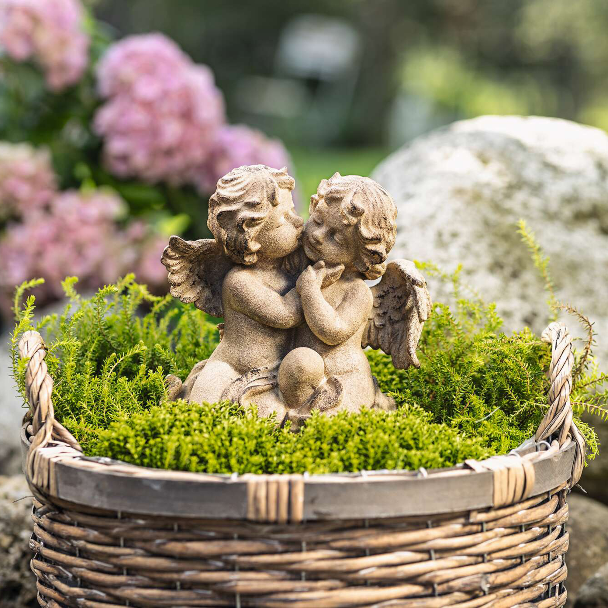 Acheter Couple d'anges "bisous"  dans la boutique en ligne de Frank Flechtwaren