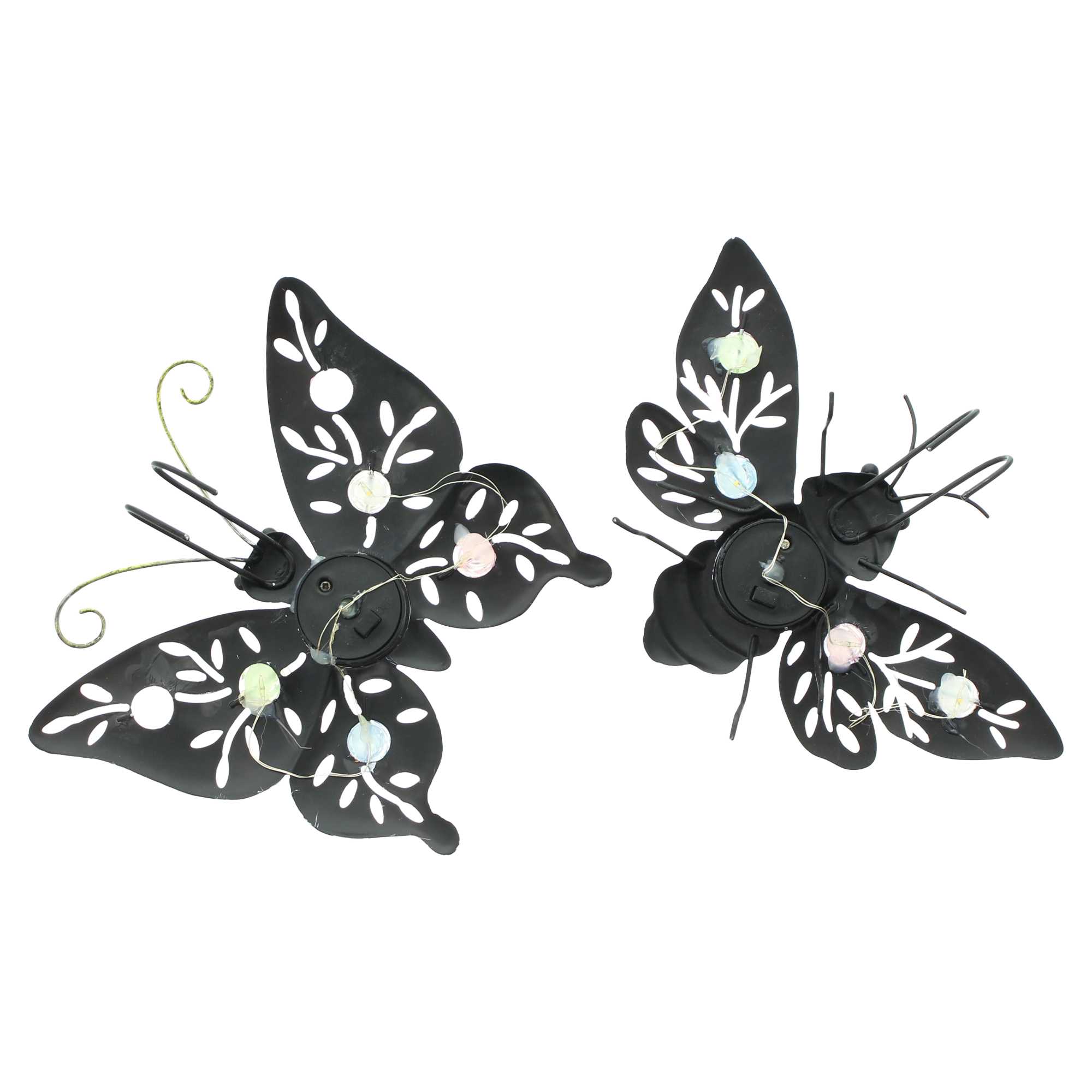 Acheter Lot de 2 décorations solaires "Butterfly &amp; Beetle"  dans la boutique en ligne de Frank Flechtwaren pour Décorations de table LED