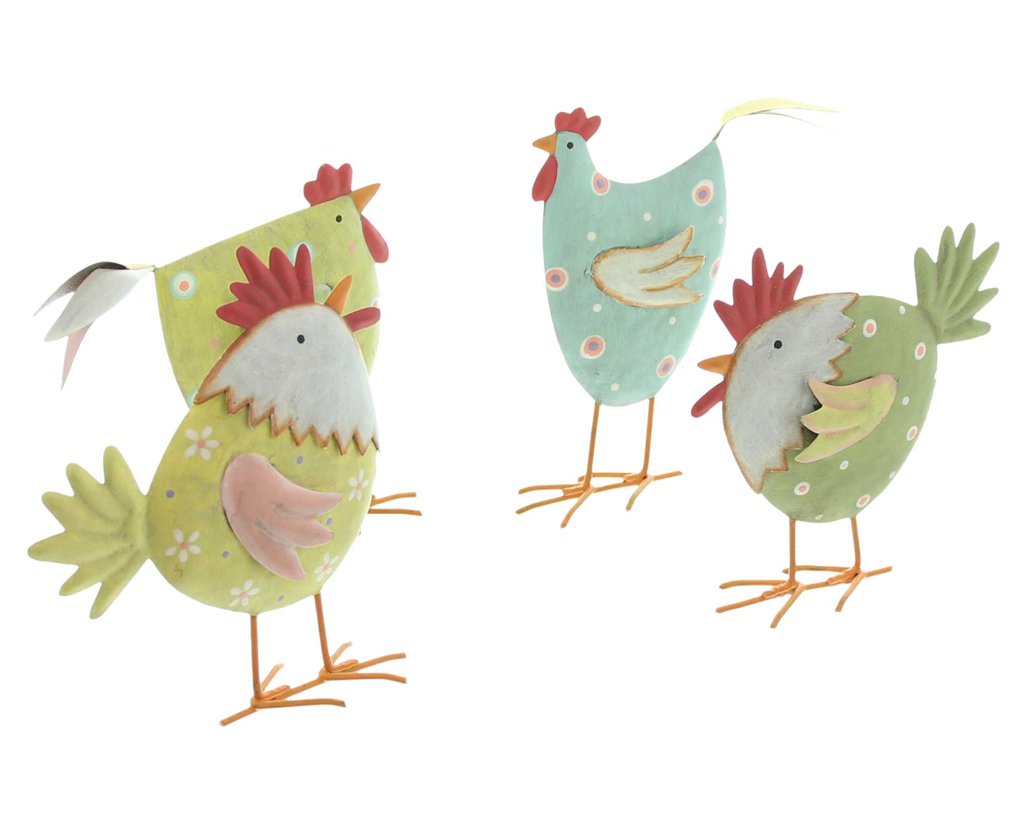 Acheter Bande de poules couleurs vives", 4 pcs.  dans la boutique en ligne de Frank Flechtwaren pour Pâques