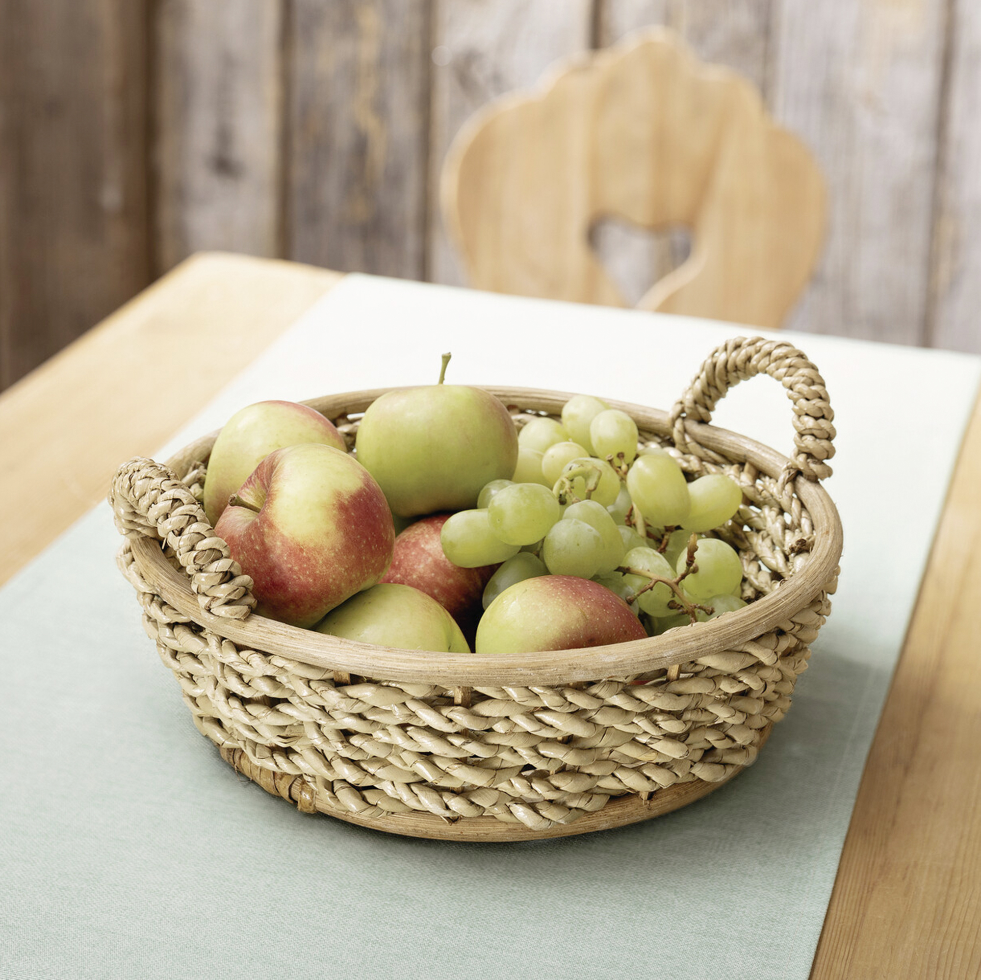 Acheter Corbeille plateau " roseau", ronde  dans la boutique en ligne de Frank Flechtwaren