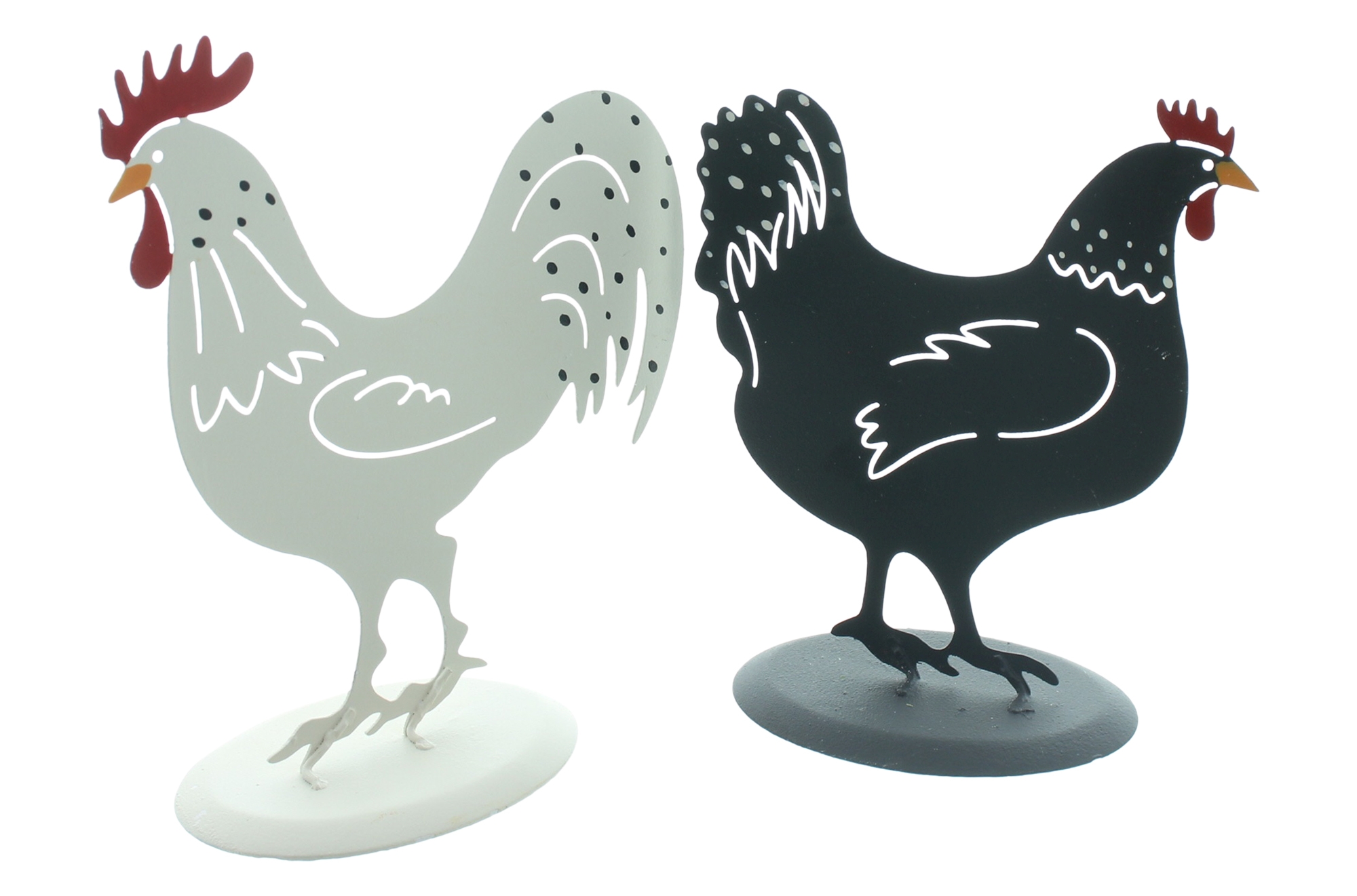 Acheter Lot de 2 figurines "black &amp; white"  dans la boutique en ligne de Frank Flechtwaren pour Nouvel arrivage