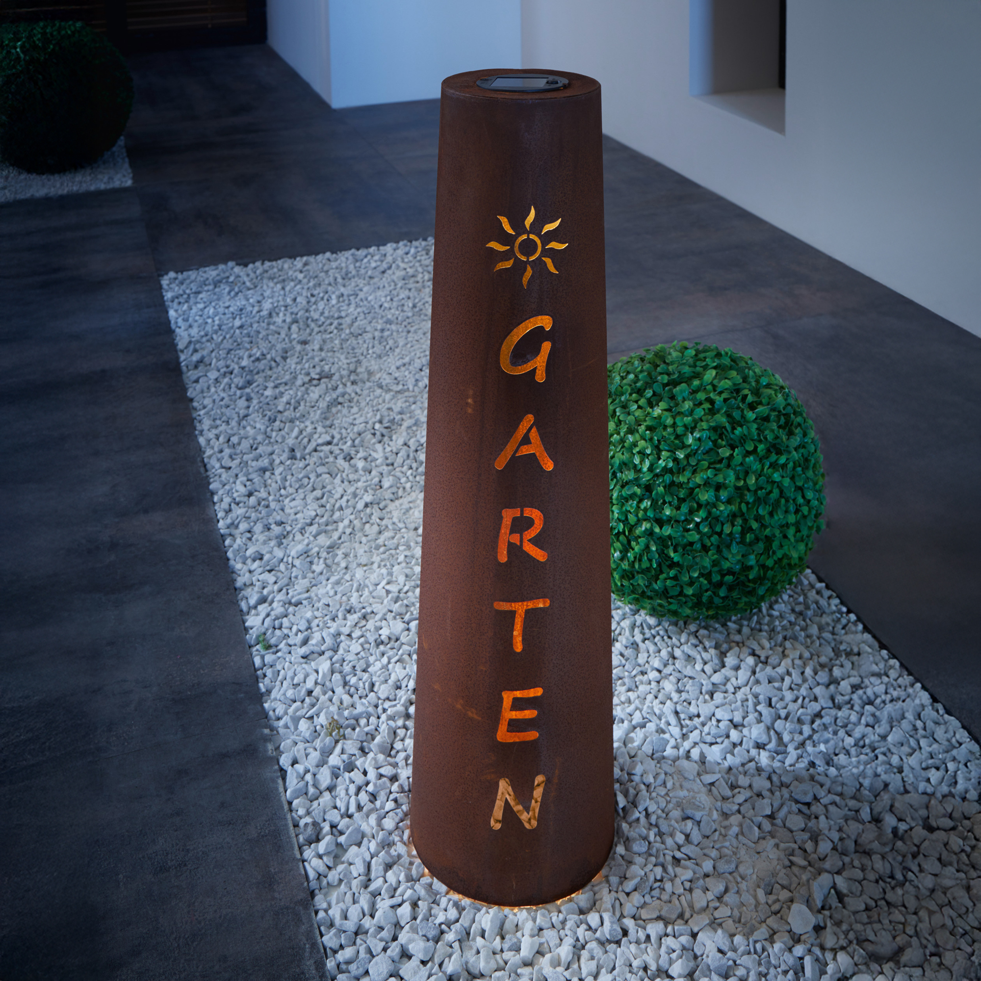 Acheter Colonne LED "Garten"  dans la boutique en ligne de Frank Flechtwaren
