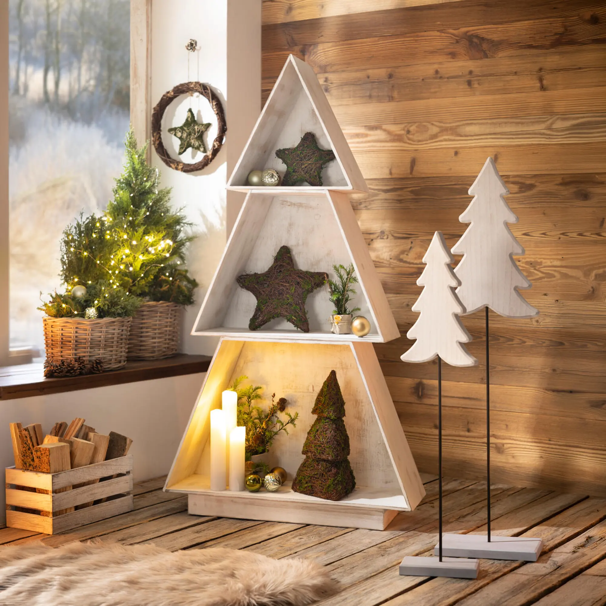 Acheter Étagère emboîtable « Sapin »  dans la boutique en ligne de Frank Flechtwaren