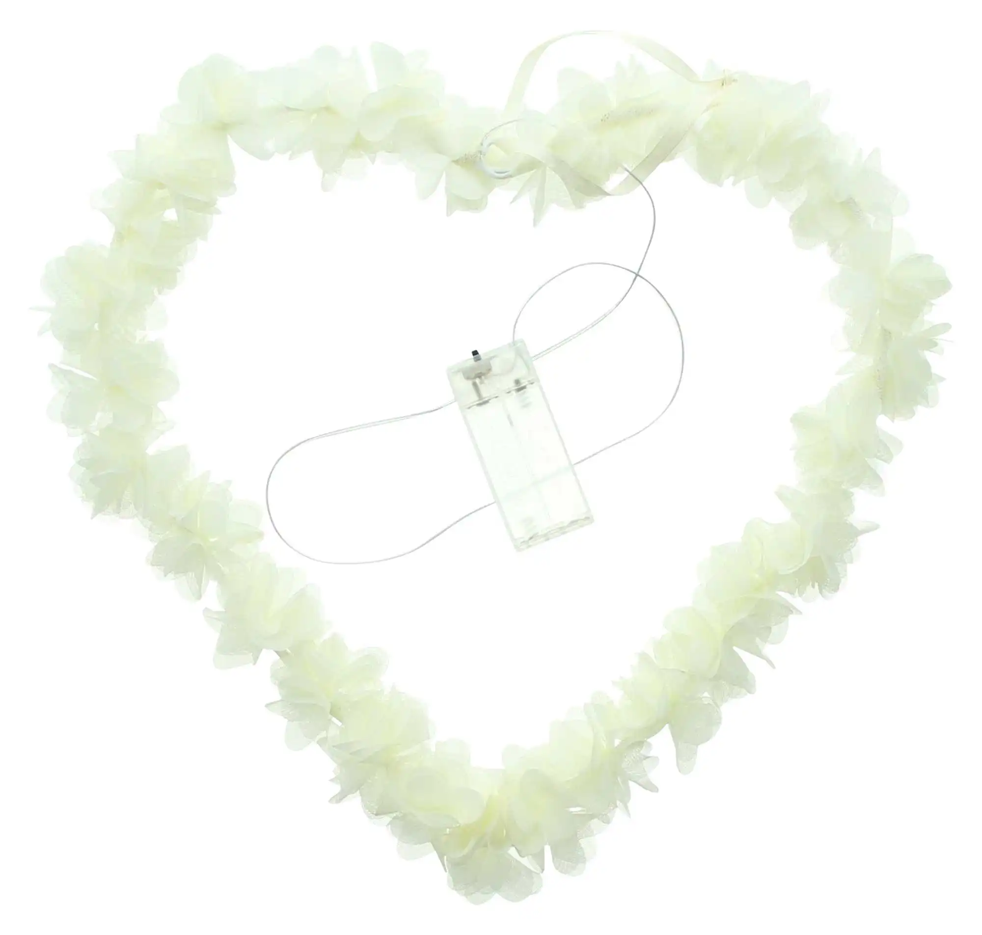 Acheter Suspension LED "cœur fleuri"  dans la boutique en ligne de Frank Flechtwaren pour Pâques