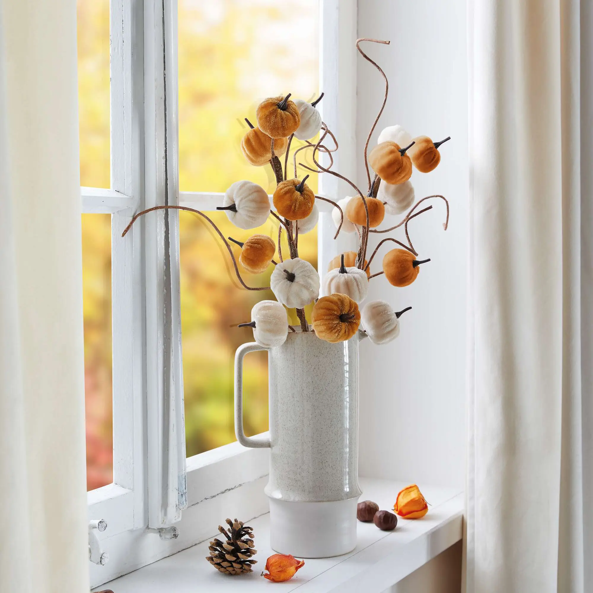 Acheter Lot de 2 branches "citrouilles"  dans la boutique en ligne de Frank Flechtwaren