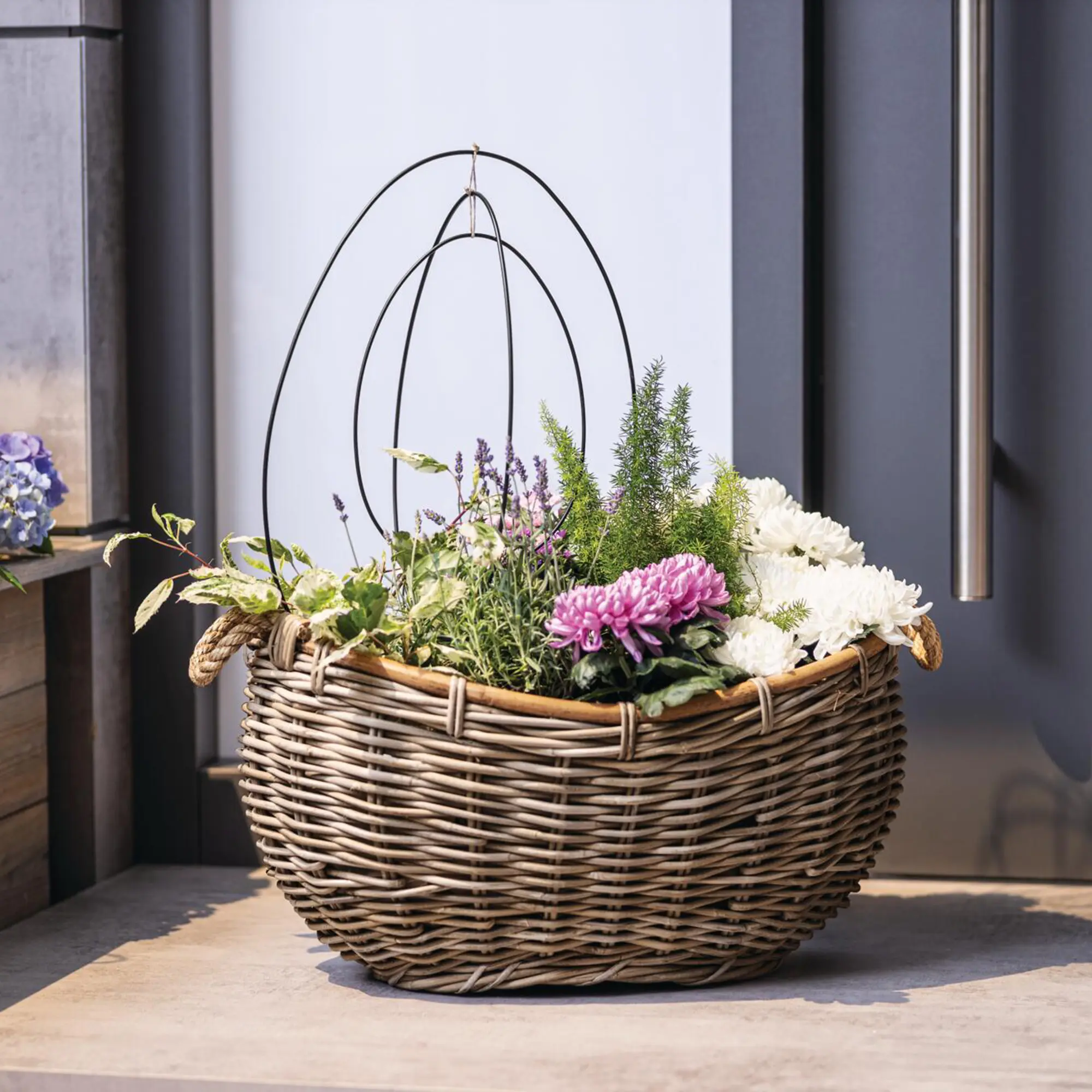 Acheter Grande jardinière "rotin"  dans la boutique en ligne de Frank Flechtwaren pour Jardinières en rotin