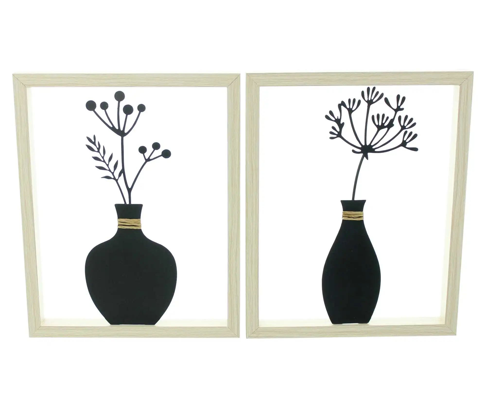 Acheter Lot de 2 décorations murales "vase"  dans la boutique en ligne de Frank Flechtwaren