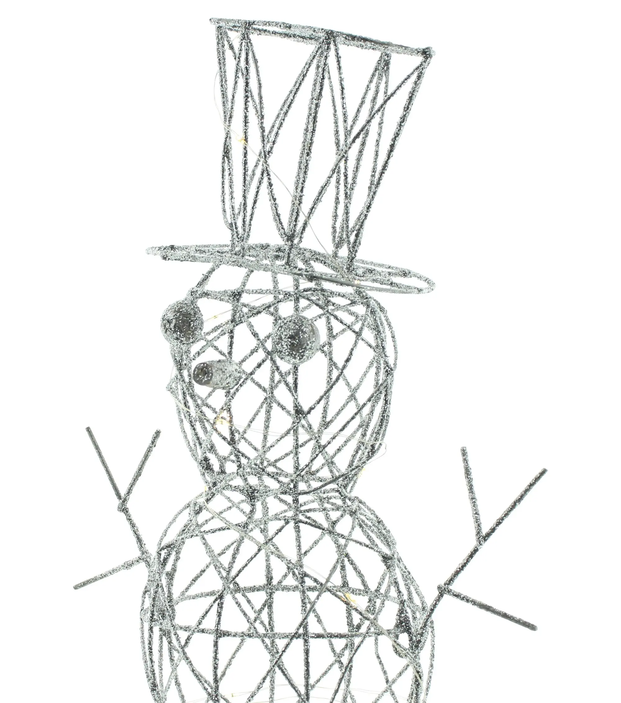 Acheter Bonhomme de neige LED "Silver"  dans la boutique en ligne de Frank Flechtwaren pour Figurines