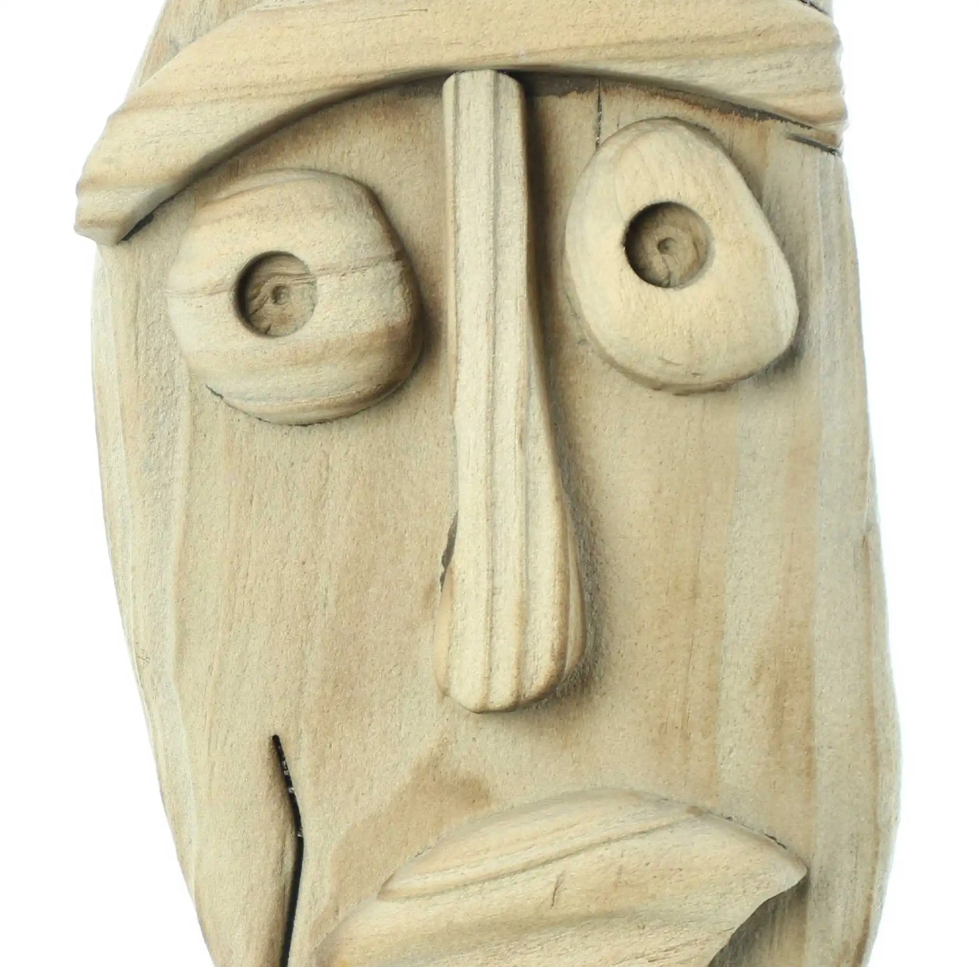 Acheter Décoration en bois "visage"  dans la boutique en ligne de Frank Flechtwaren pour Figurines décoratives