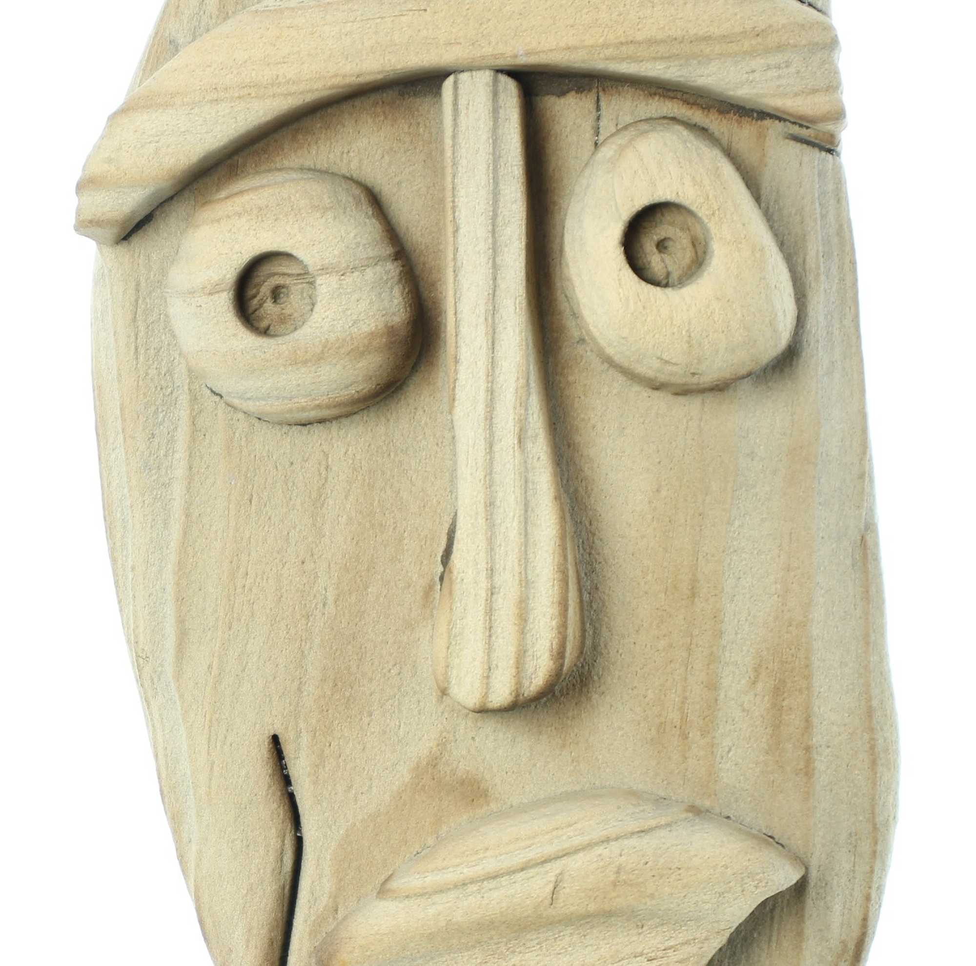 Acheter Décoration en bois "visage"  dans la boutique en ligne de Frank Flechtwaren pour Figurines décoratives