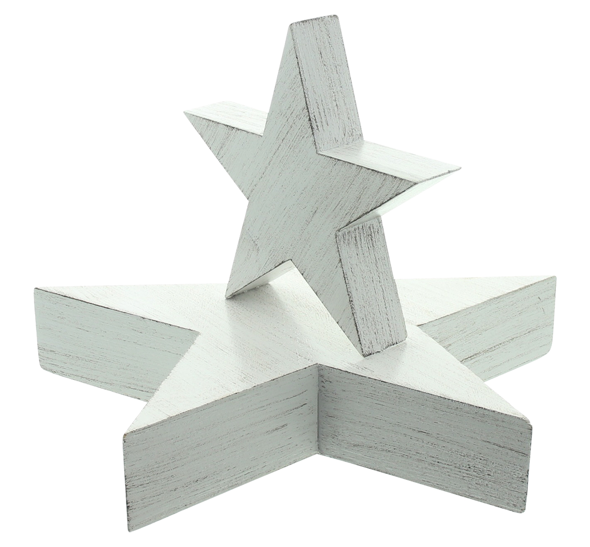 Acheter Lot de 2 étoiles "Whitewashed"  dans la boutique en ligne de Frank Flechtwaren pour Étoiles