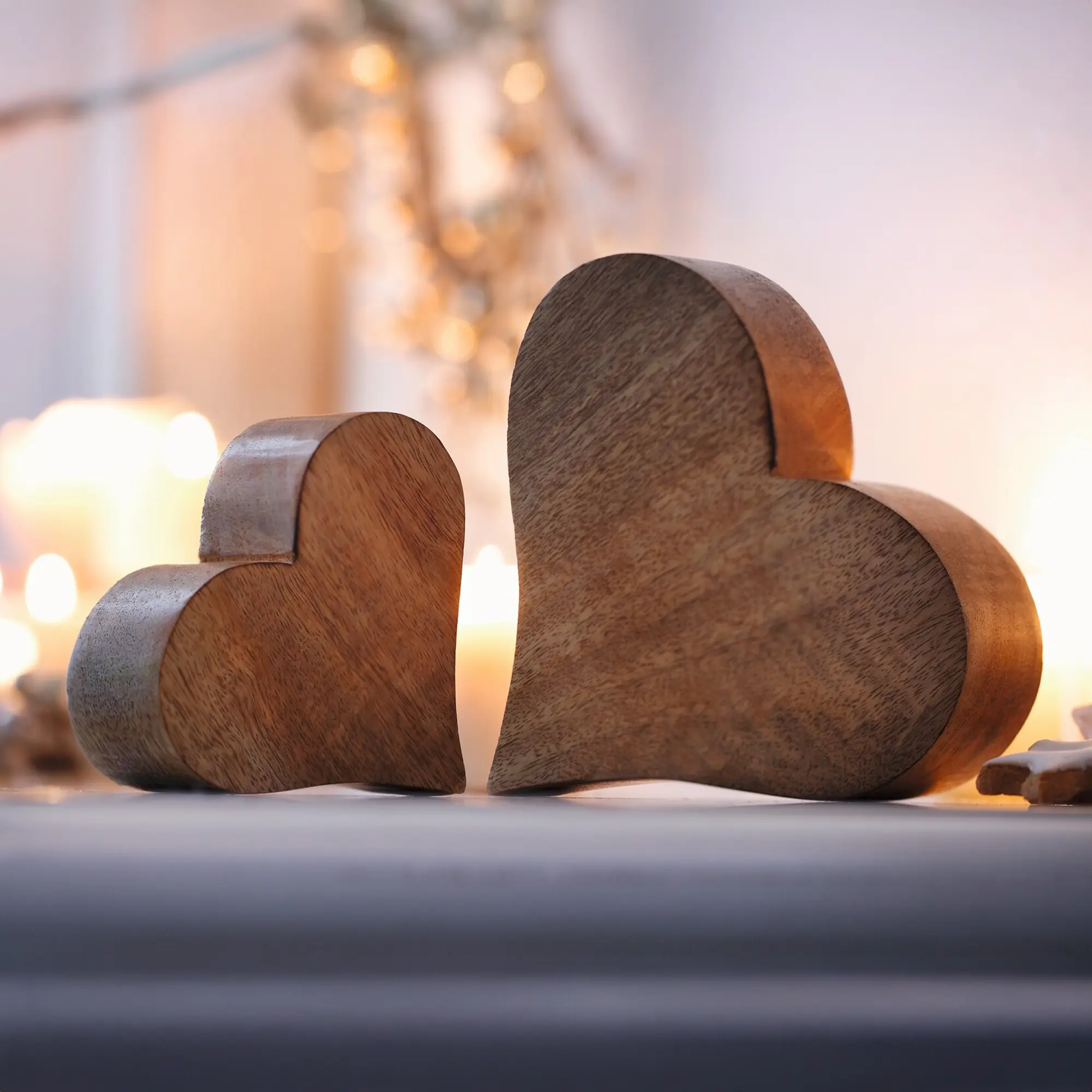 Acheter Lot de 2 cœurs "tempête d'amour"  dans la boutique en ligne de Frank Flechtwaren