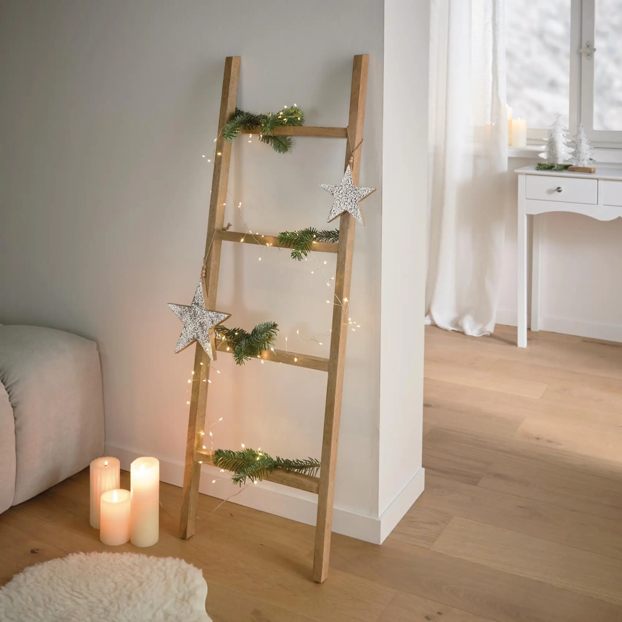 Acheter Échelle décorative « Nature »  dans la boutique en ligne de Frank Flechtwaren