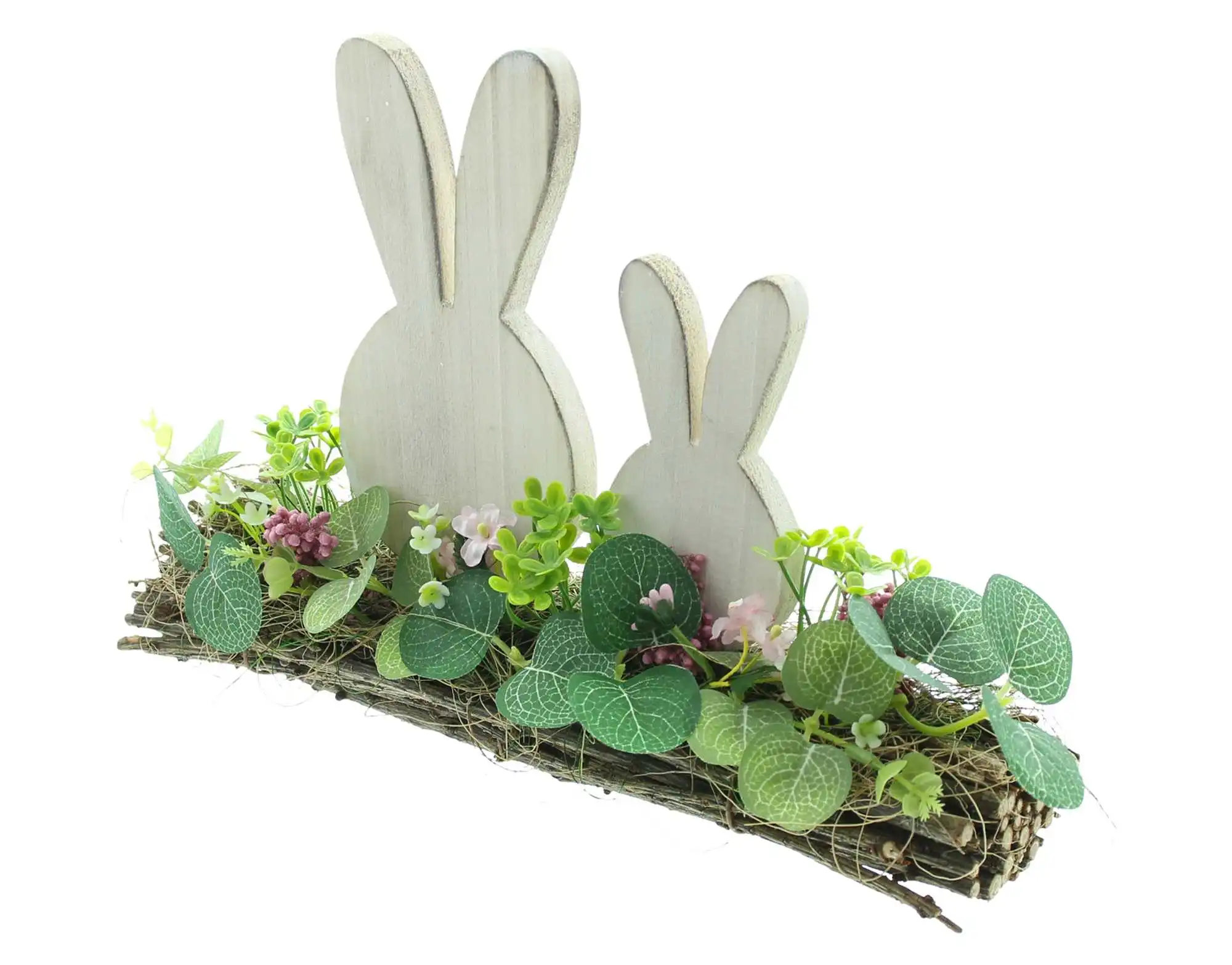 Acheter Décoration de Pâques "couple de lapins"  dans la boutique en ligne de Frank Flechtwaren pour Lapin &amp; co