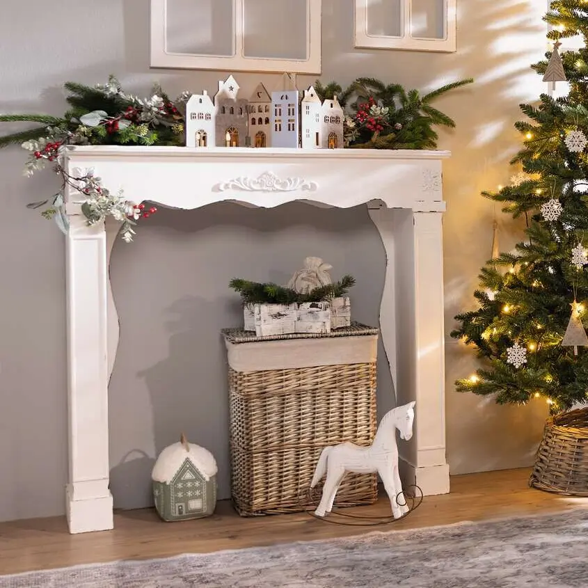 Acheter Console cheminée déco "Shabby"  dans la boutique en ligne de Frank Flechtwaren